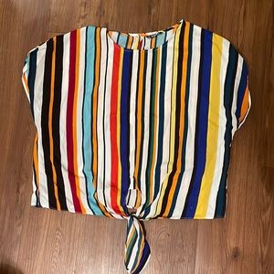 SHEIN. 2X Top with Front Tie